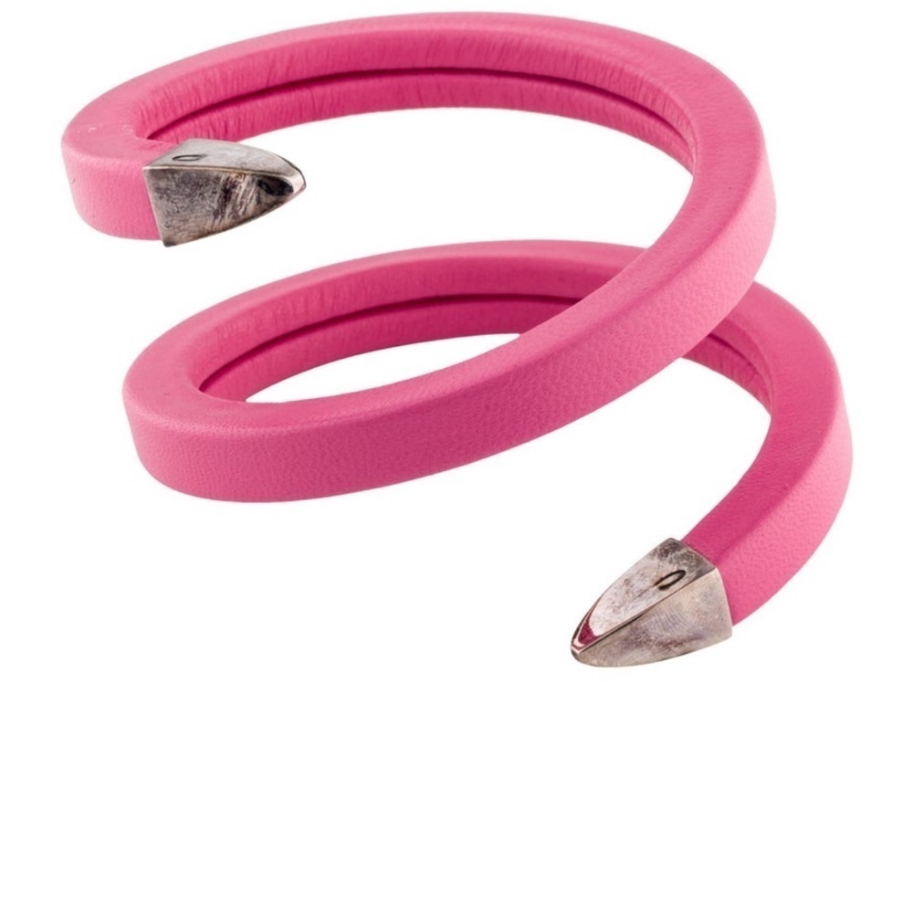 Bottega Veneto Leather Cuff Bracelet